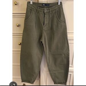 Zara Barrel High Rise Jeans